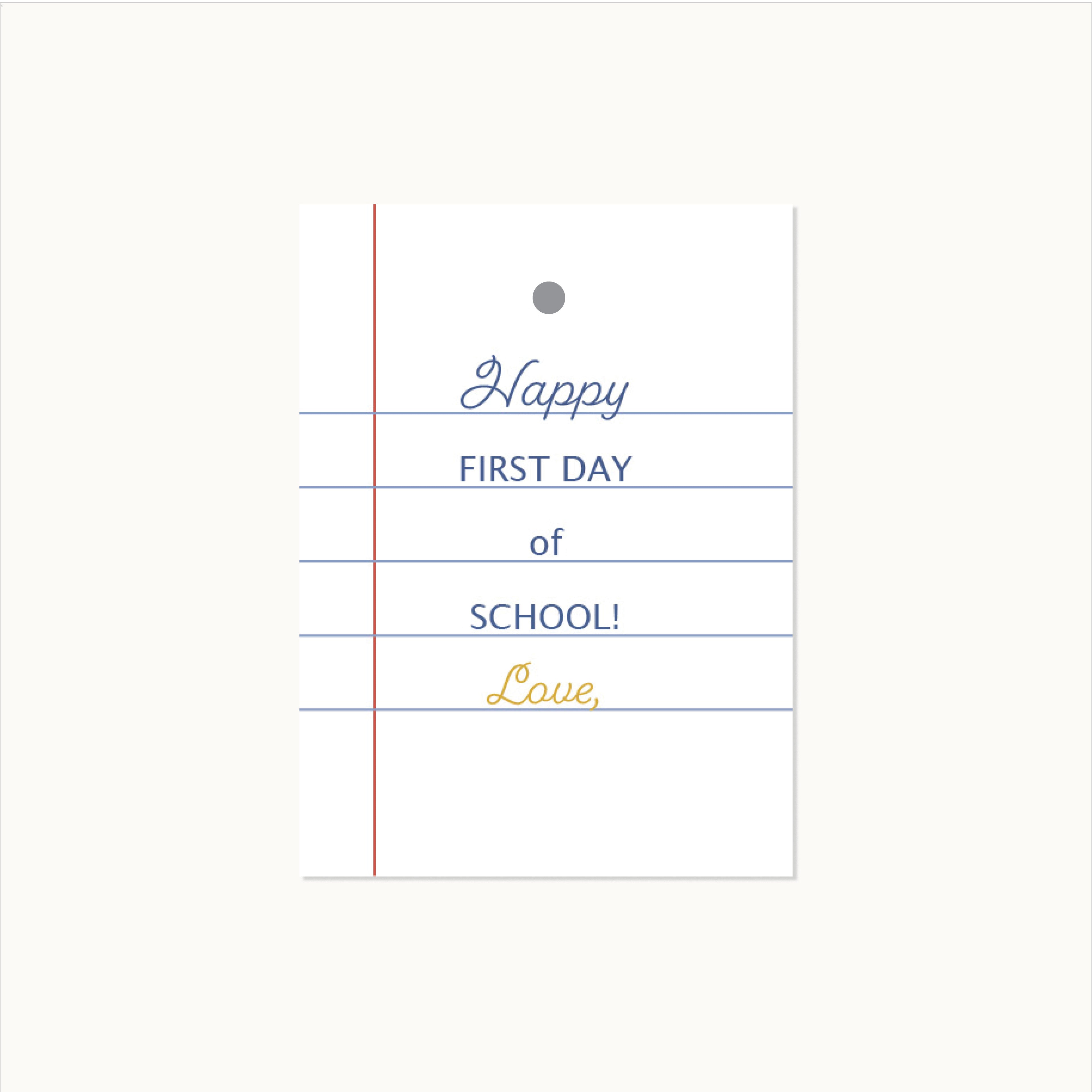 Teacher Gift Tags | Write-In Set of 10