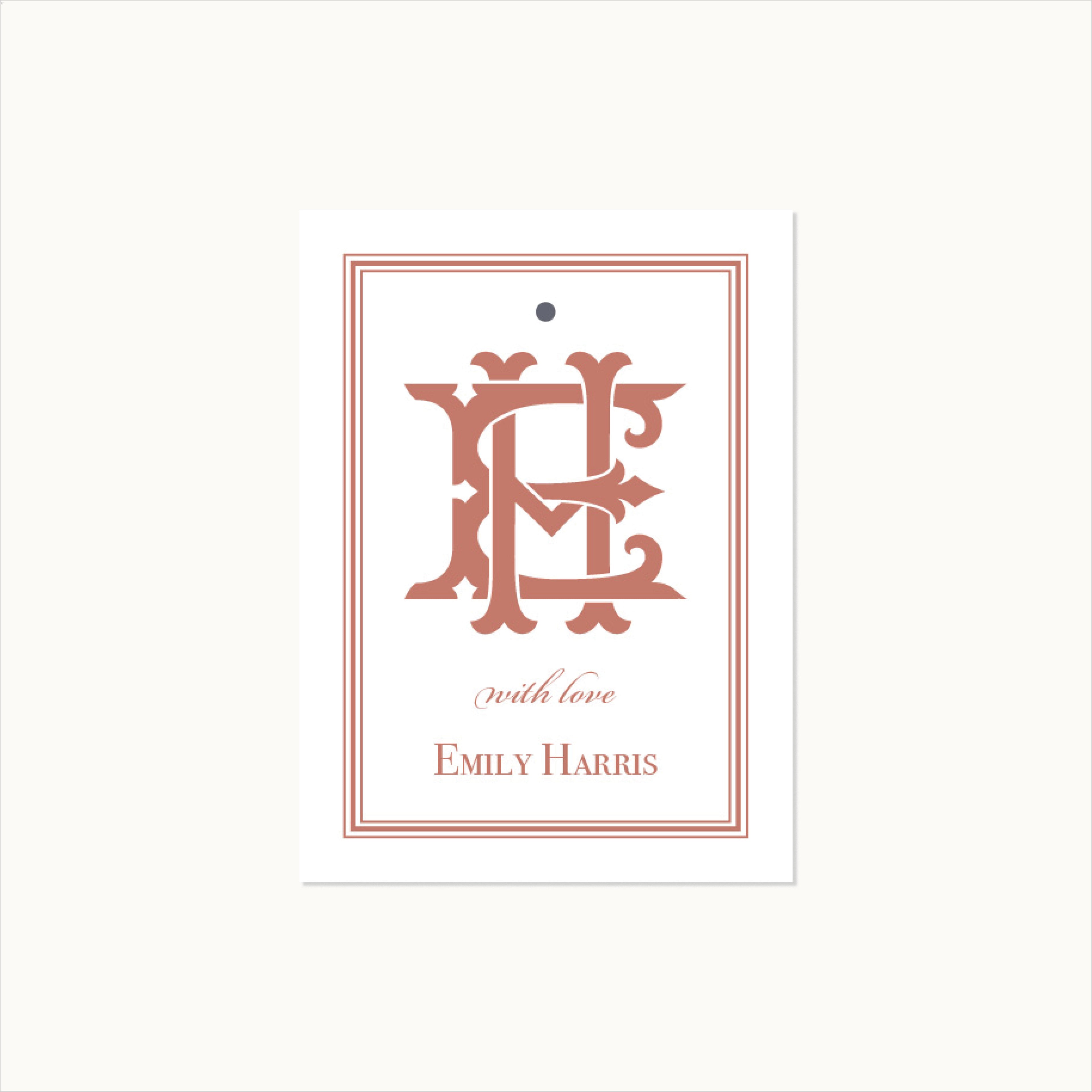 The Ashford Monogram Calling Card