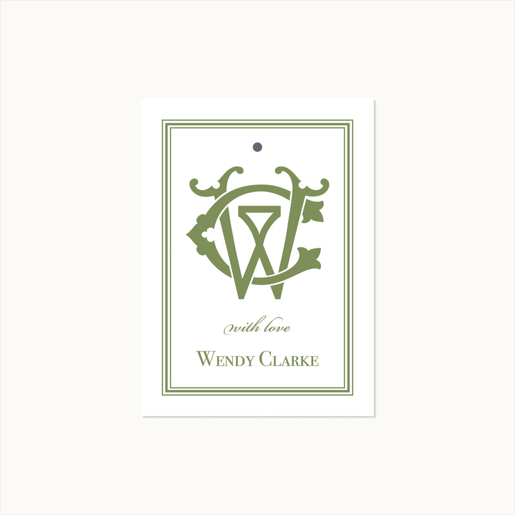 The Ashford Monogram Calling Card