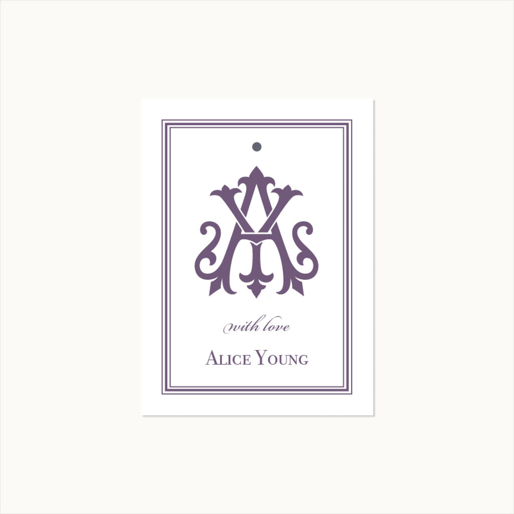 The Ashford Monogram Calling Card
