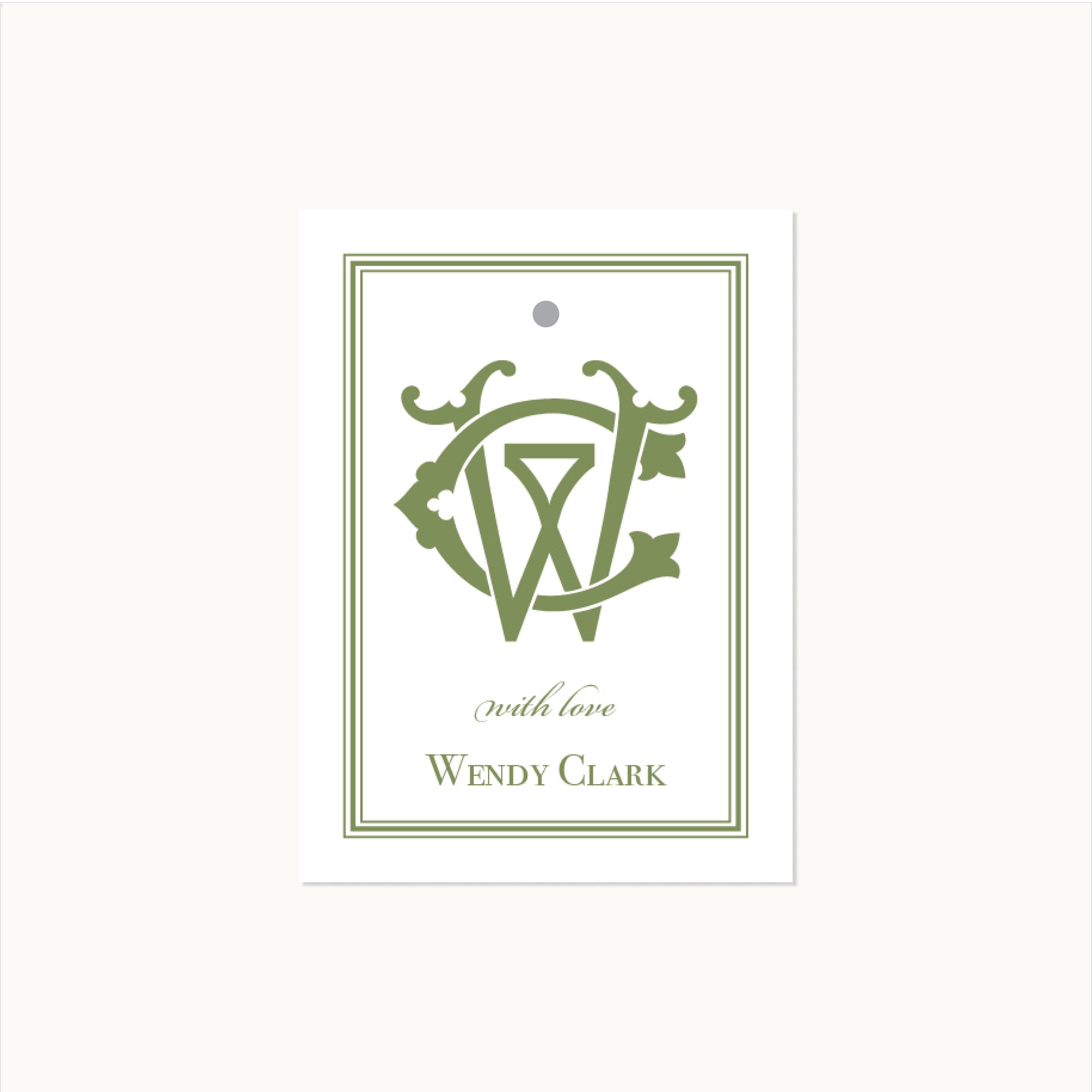 The Ashford Monogram Calling Card