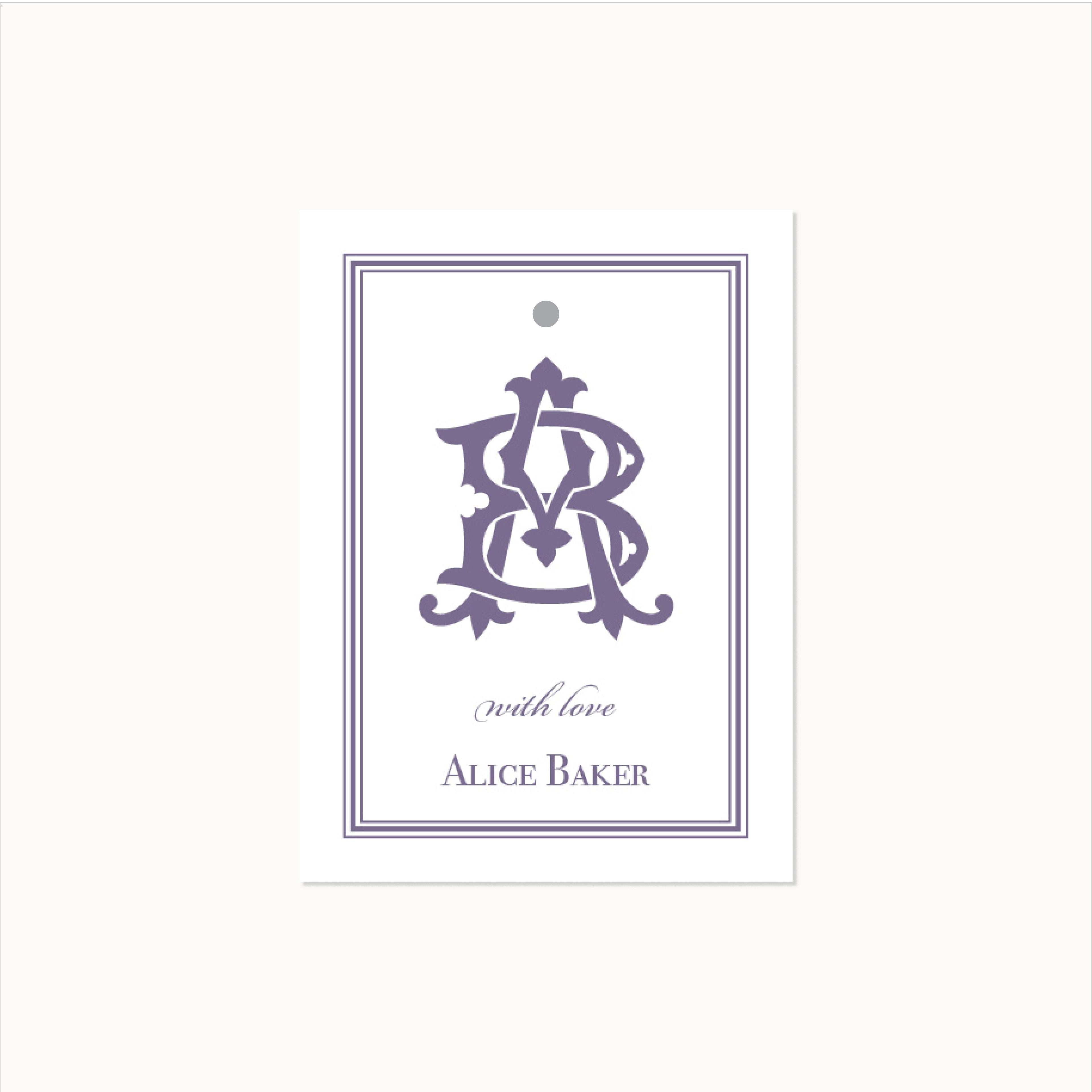 The Ashford Monogram Calling Card