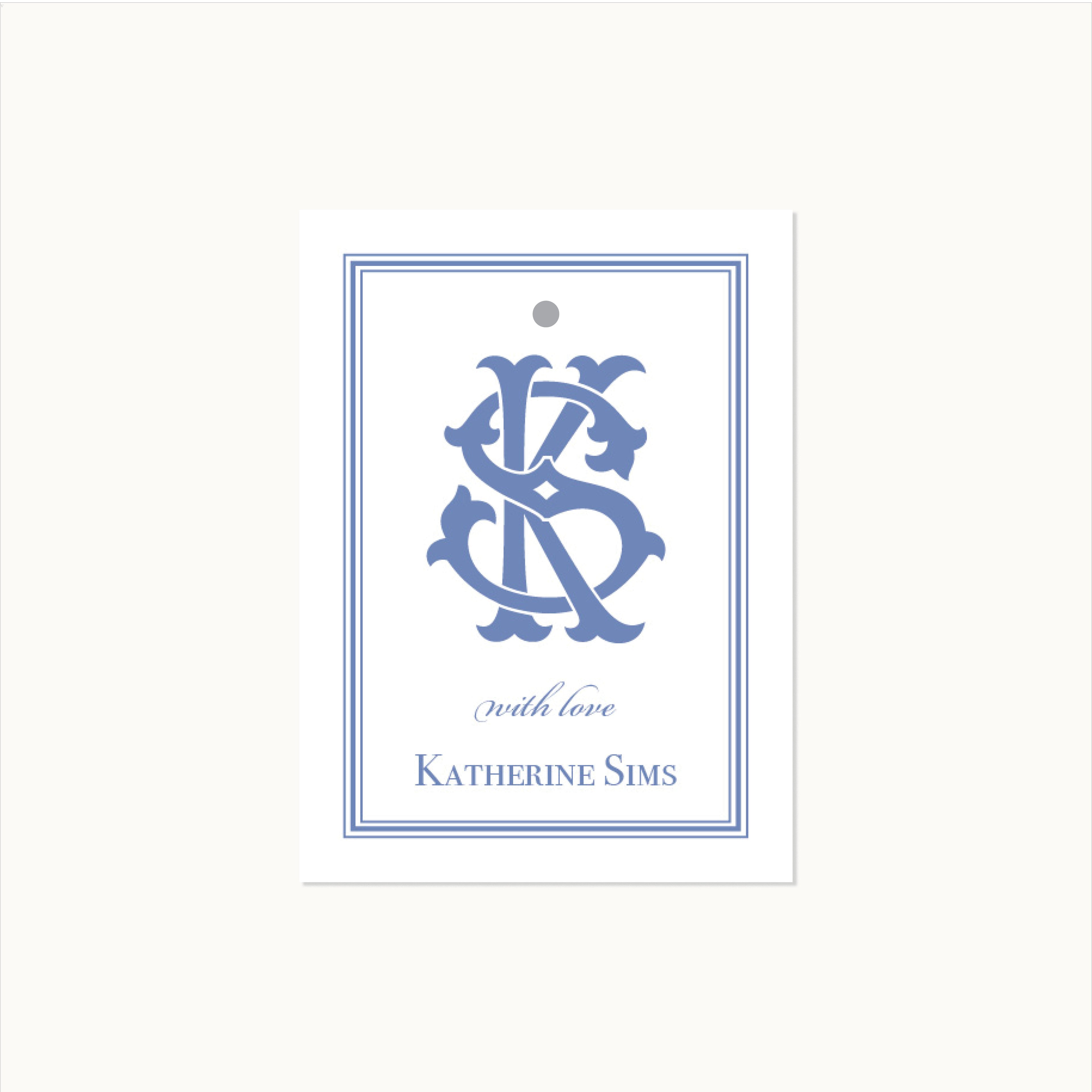 The Ashford Monogram Calling Card