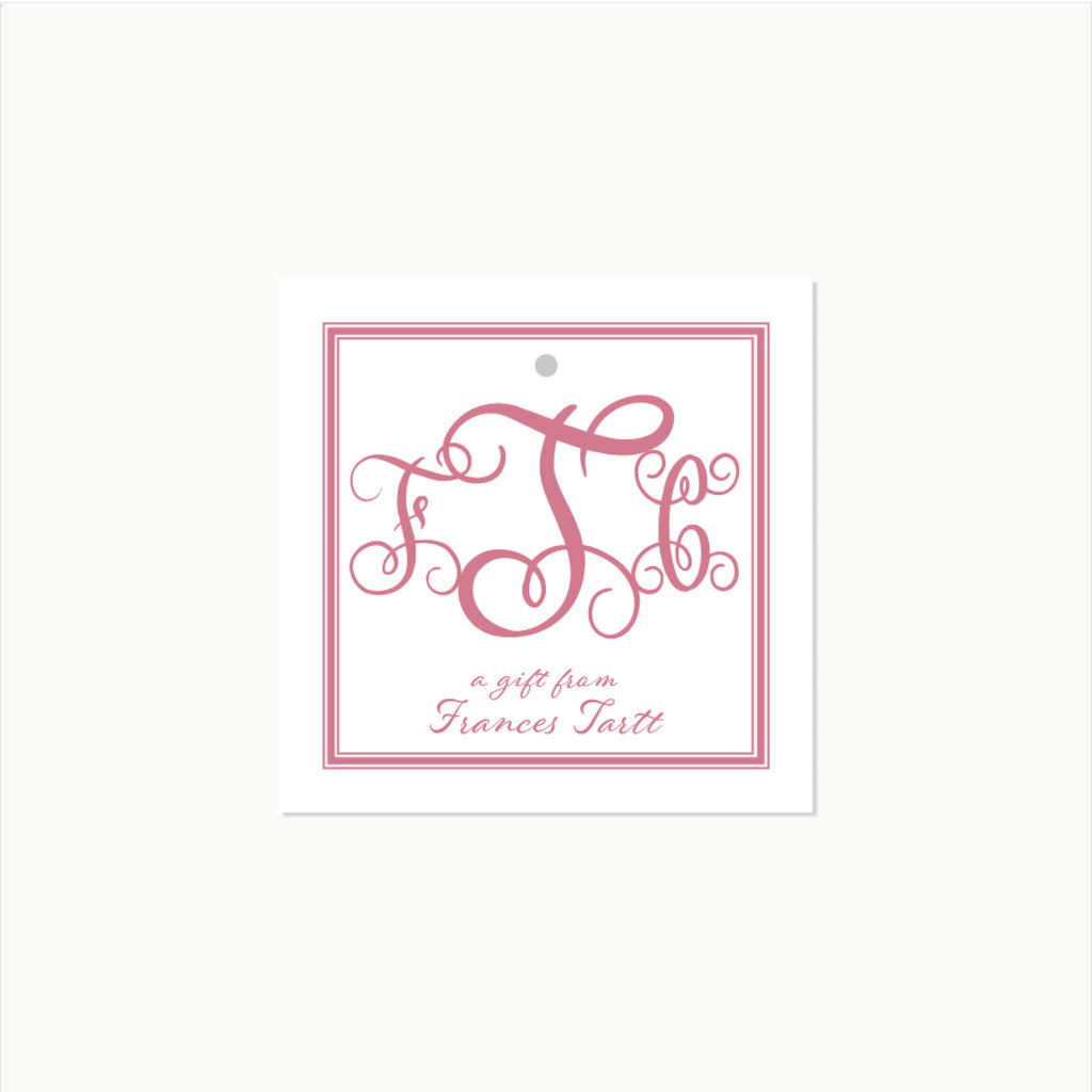 The Hawthorne Monogram Calling Card