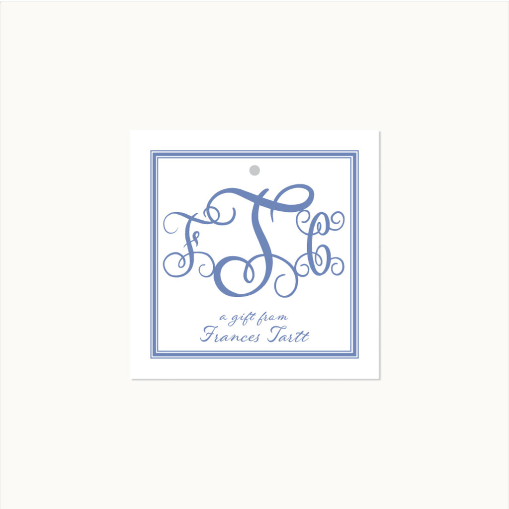 The Hawthorne Monogram Calling Card