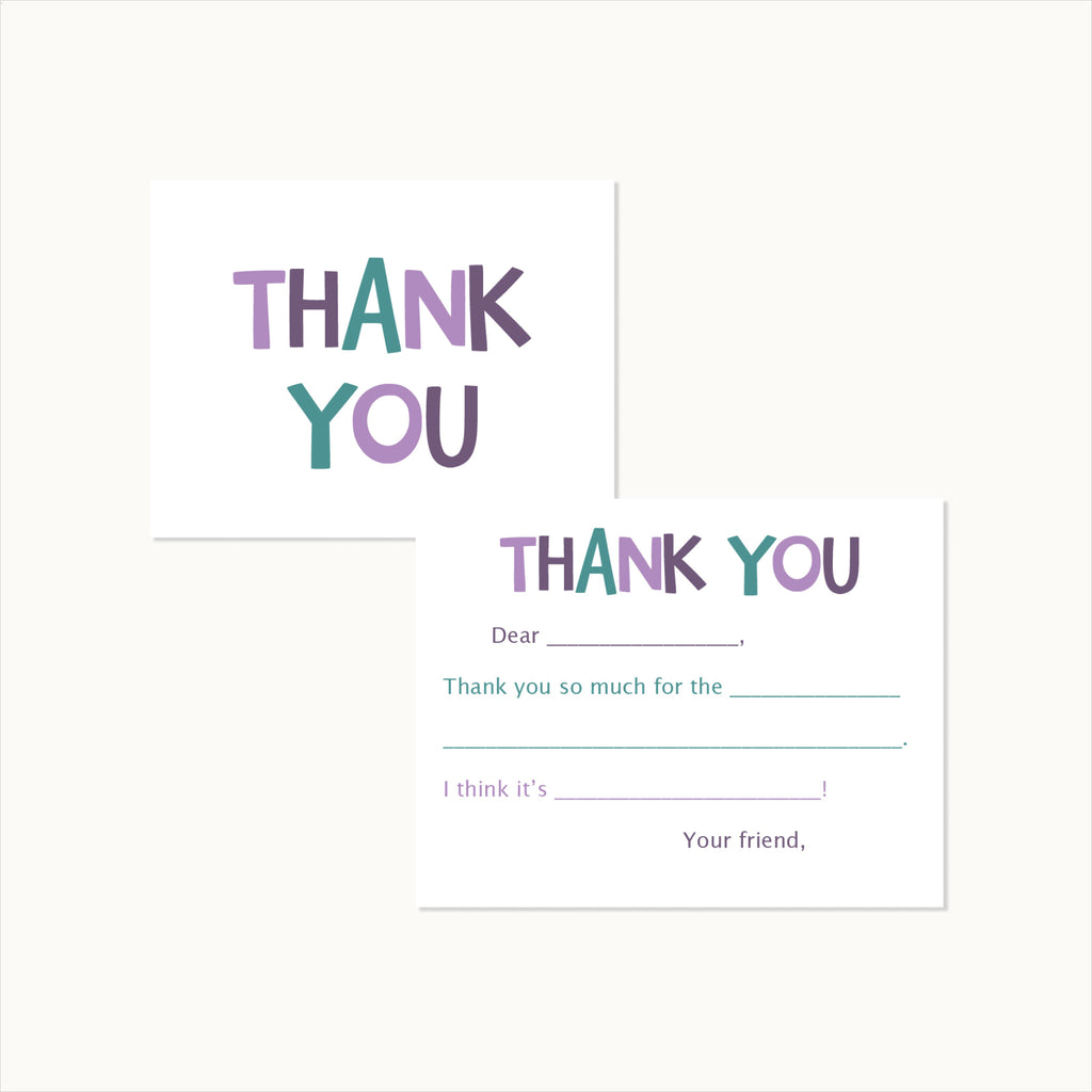 Thank You Fill-in-the-Blank Cards