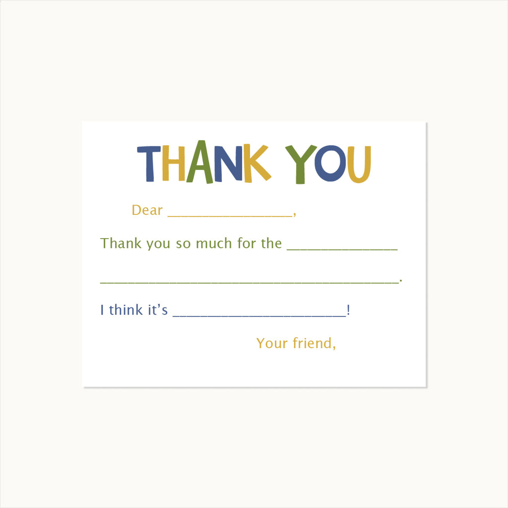Thank You Fill-in-the-Blank Cards