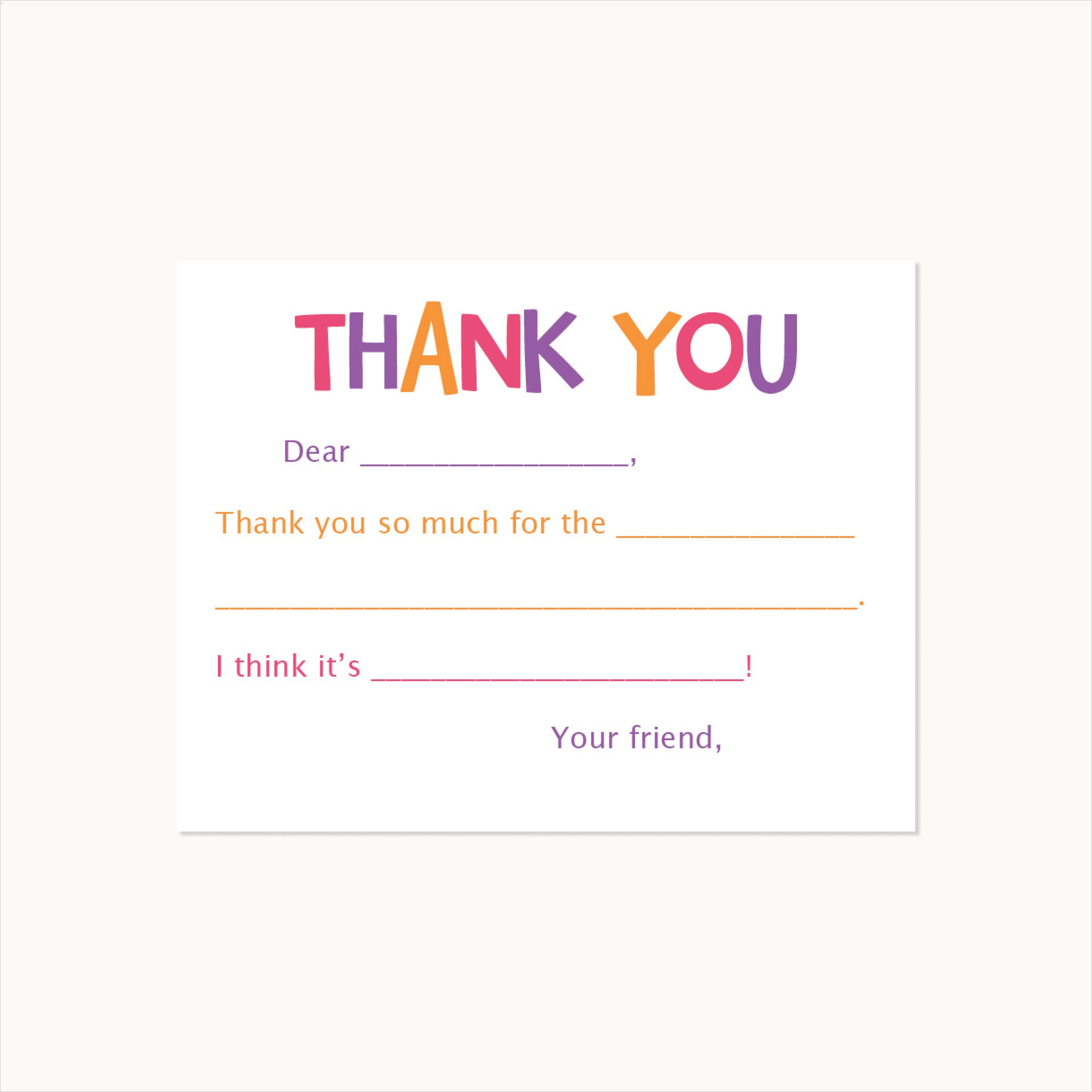 Thank You Fill-in-the-Blank Cards