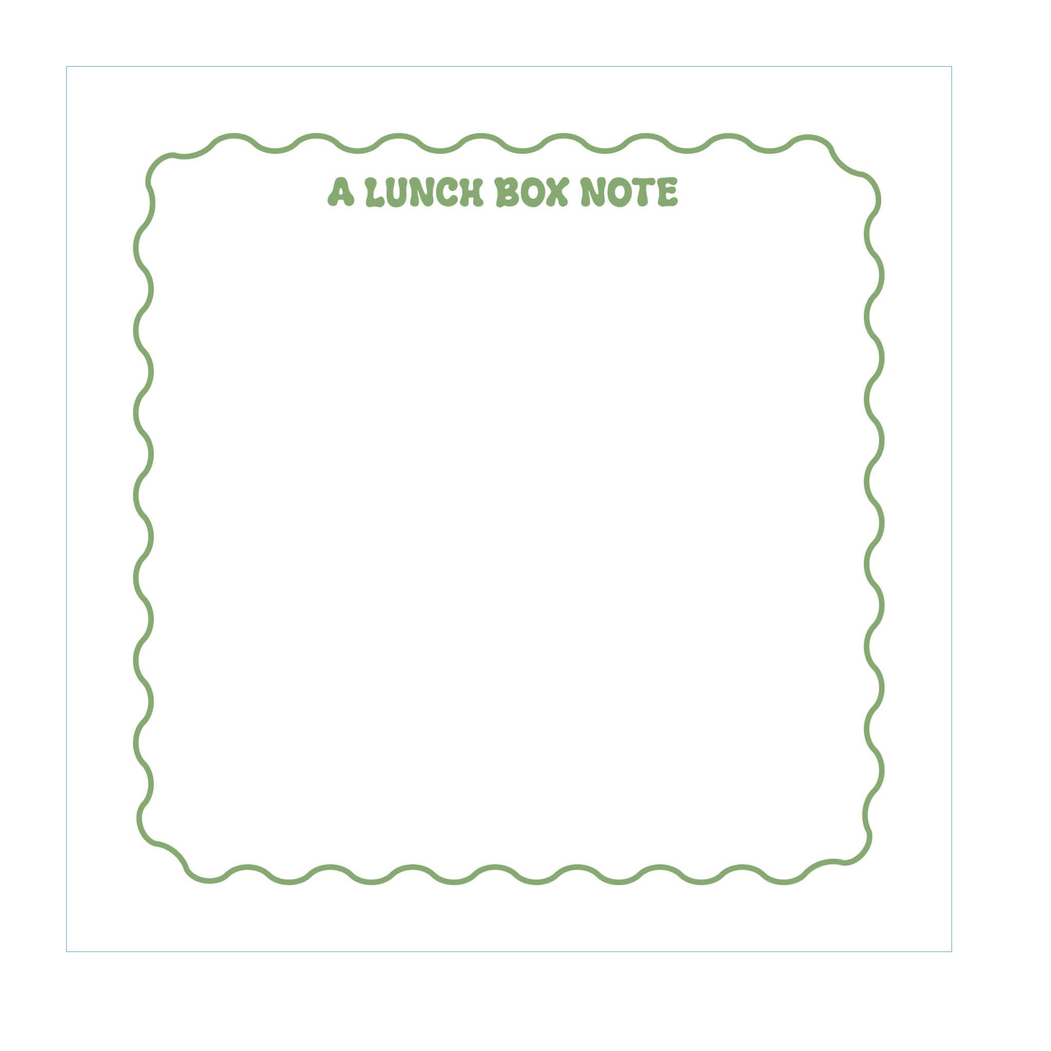 Lunch Box Notes