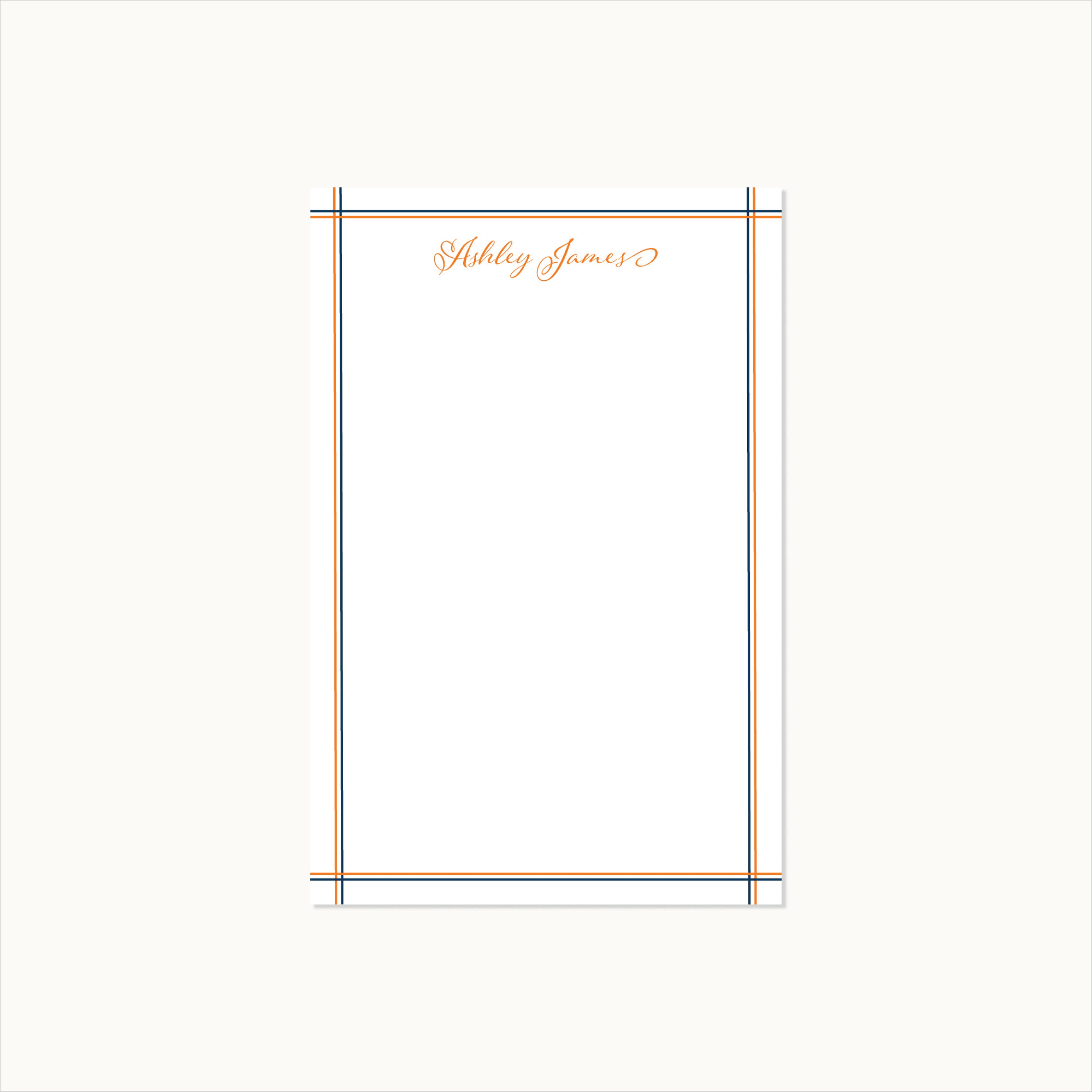 Personalized College Notepad