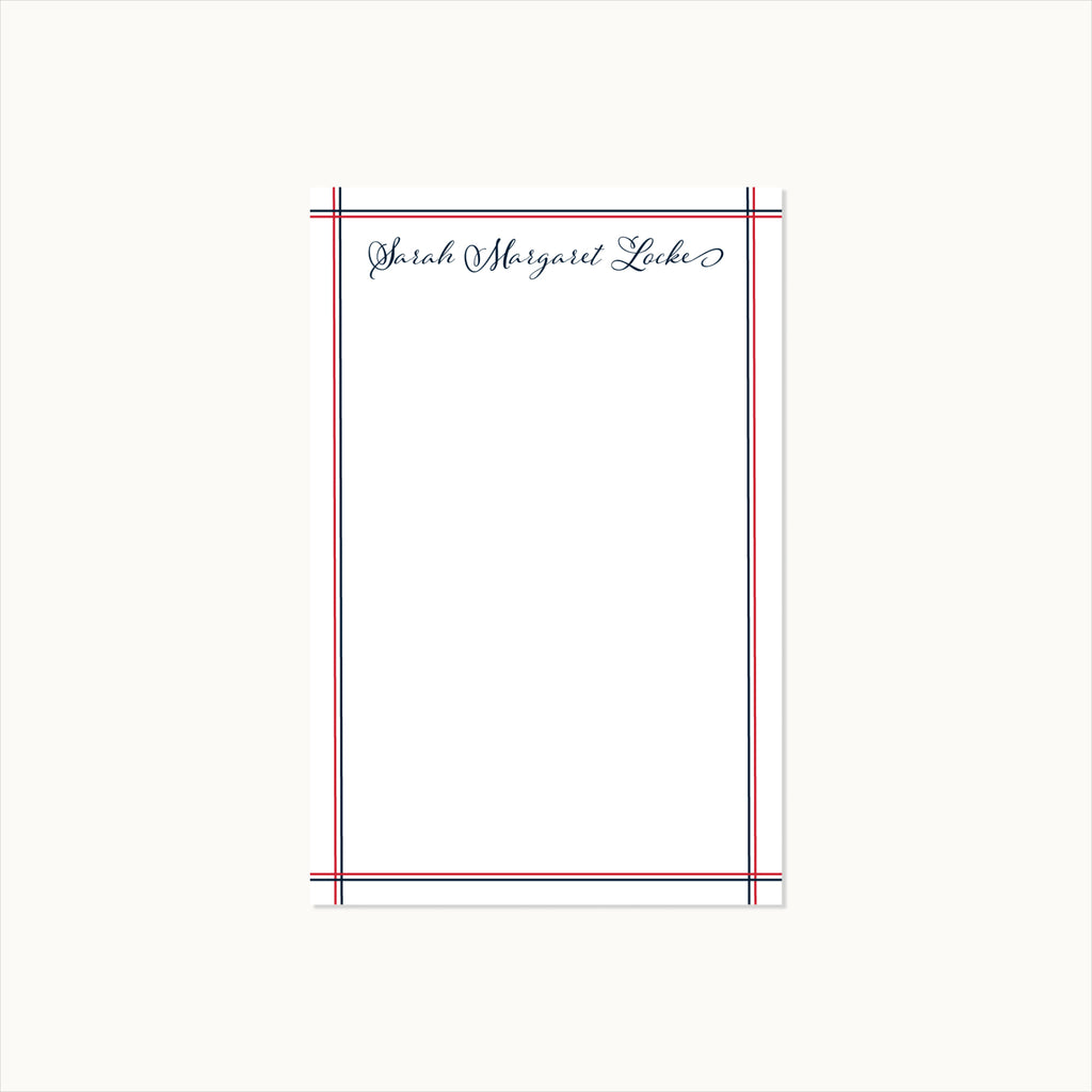 Personalized College Notepad