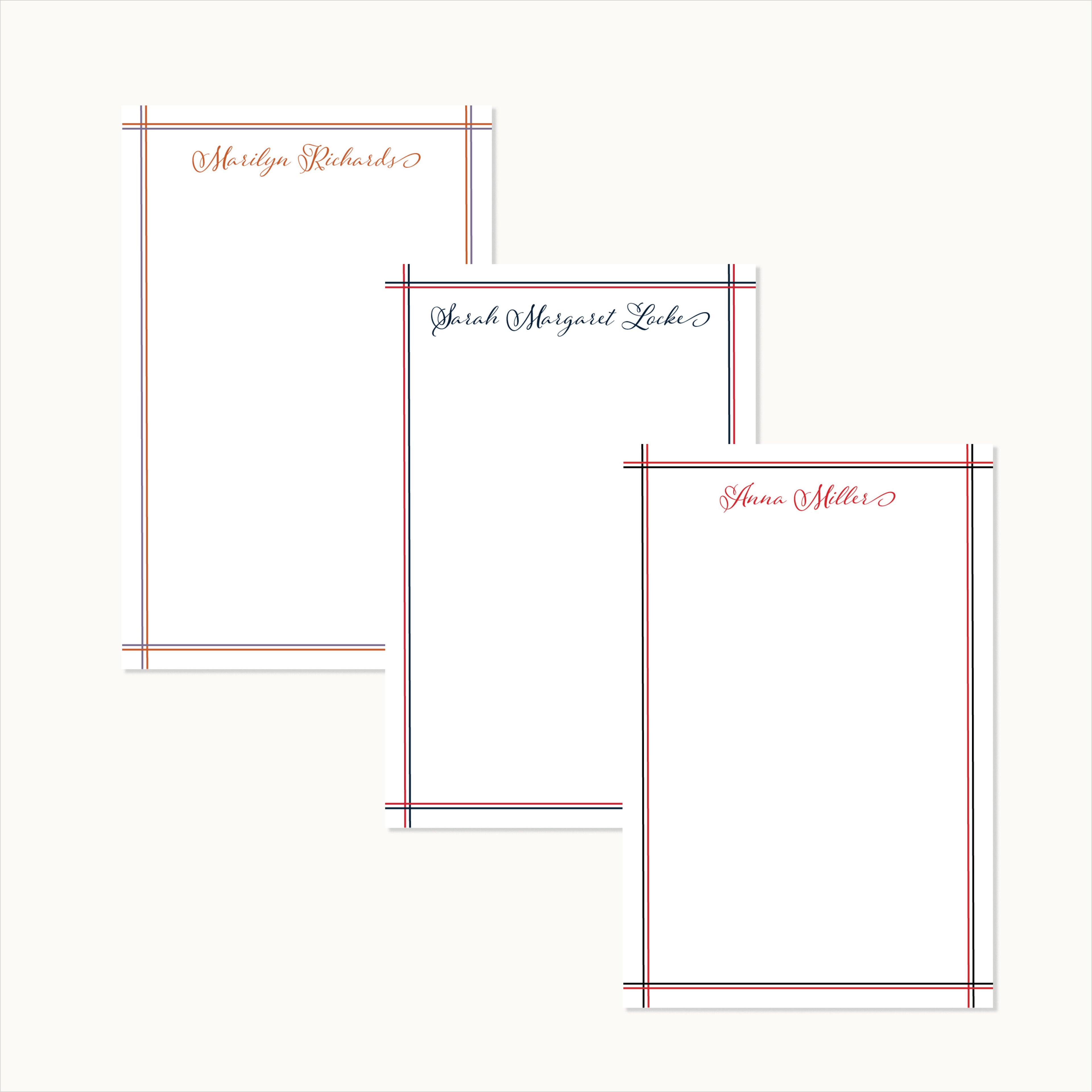 Personalized College Notepad