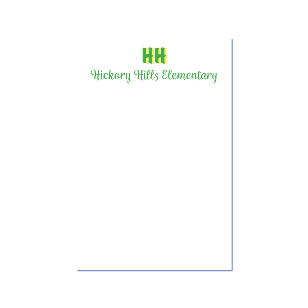 Elementary School Initial Notepad
