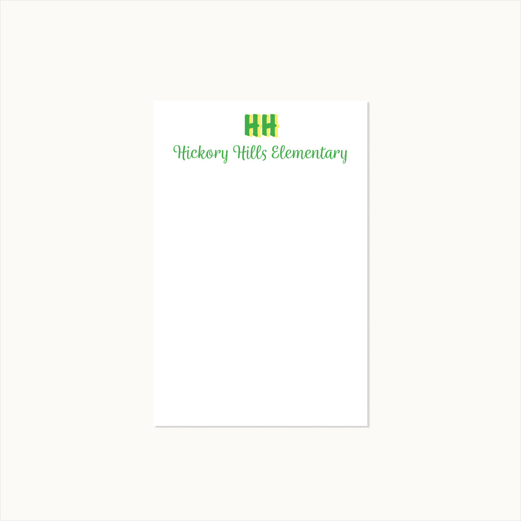 Elementary School Initial Notepad