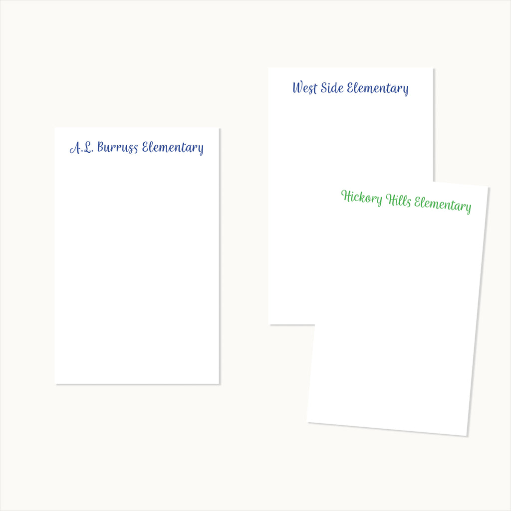 Elementary School Notepad