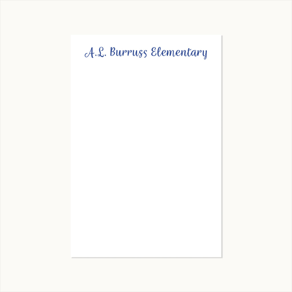 Elementary School Notepad