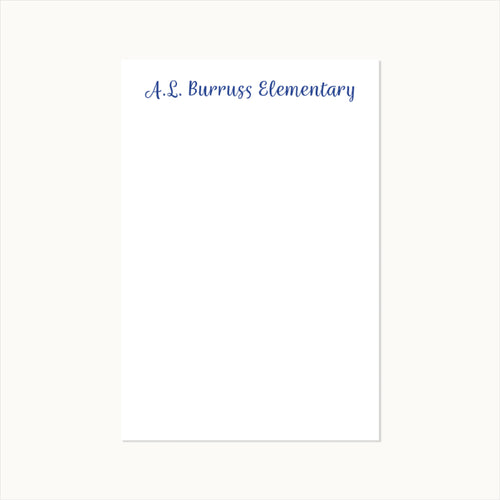 Elementary School Notepad
