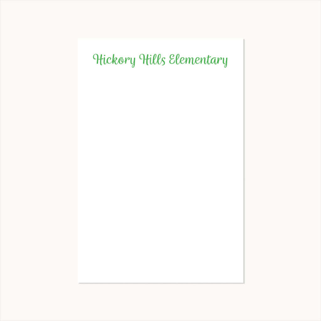 Elementary School Notepad