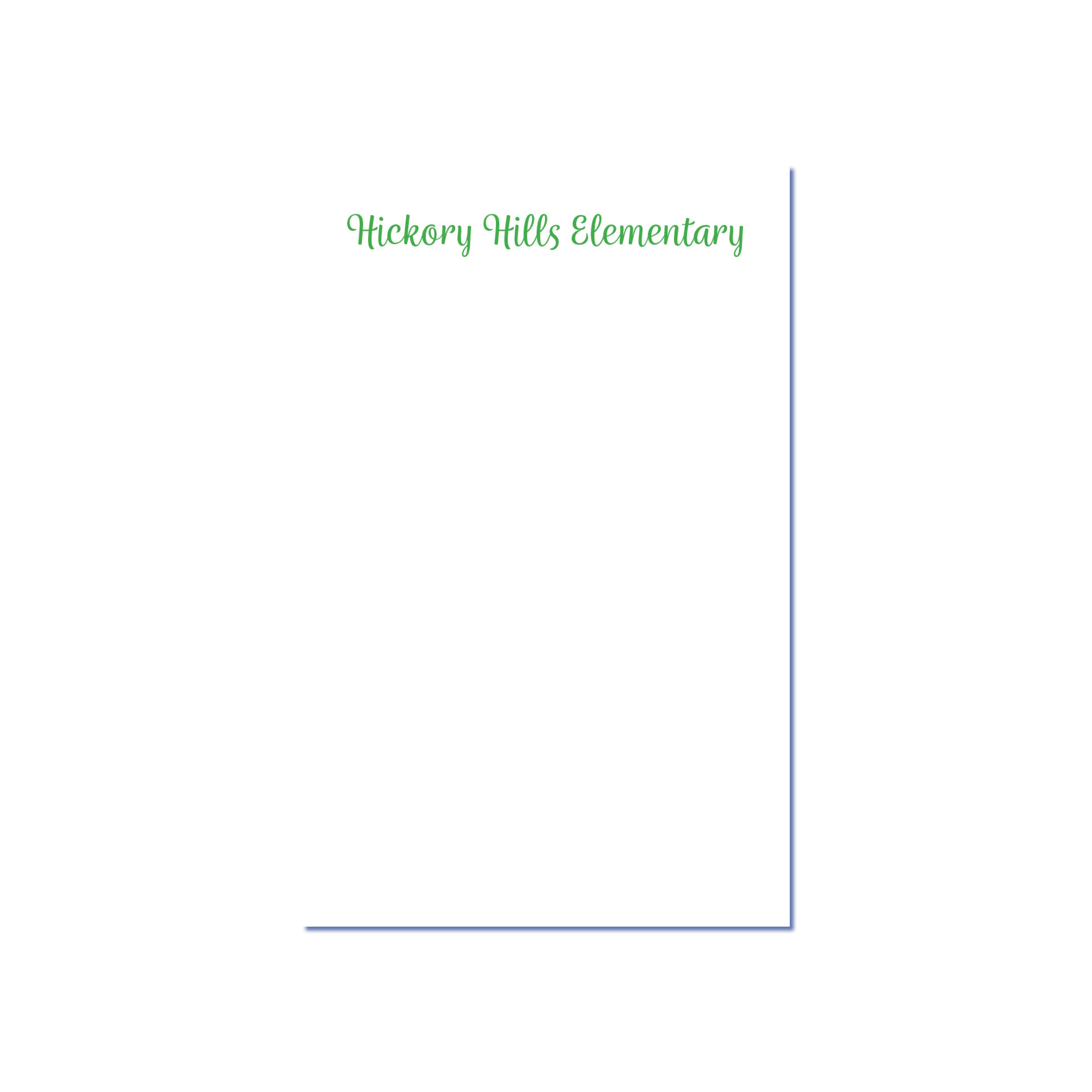 Elementary School Notepad
