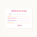 Hello from Camp Stationery Set
