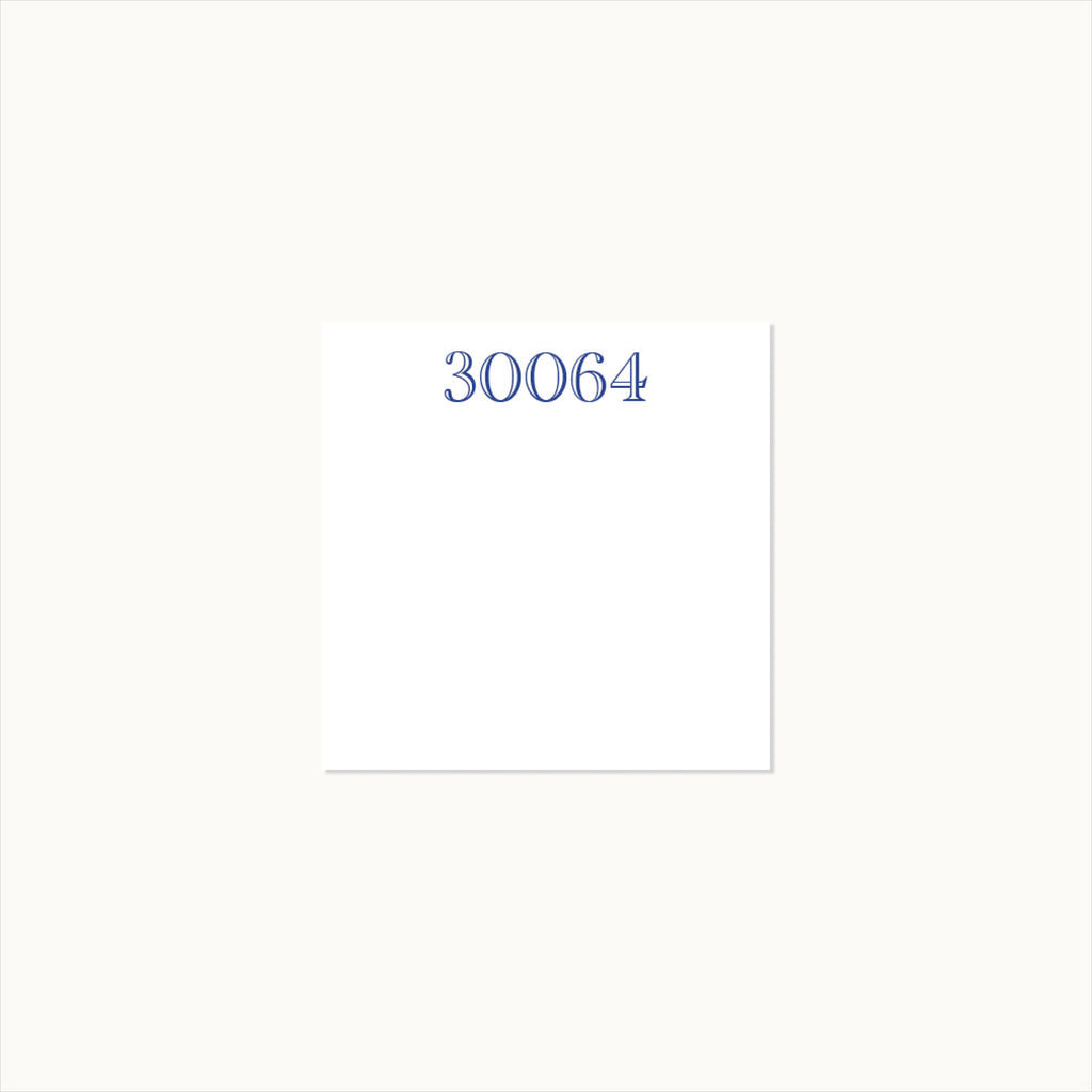 Zip Code Notepad