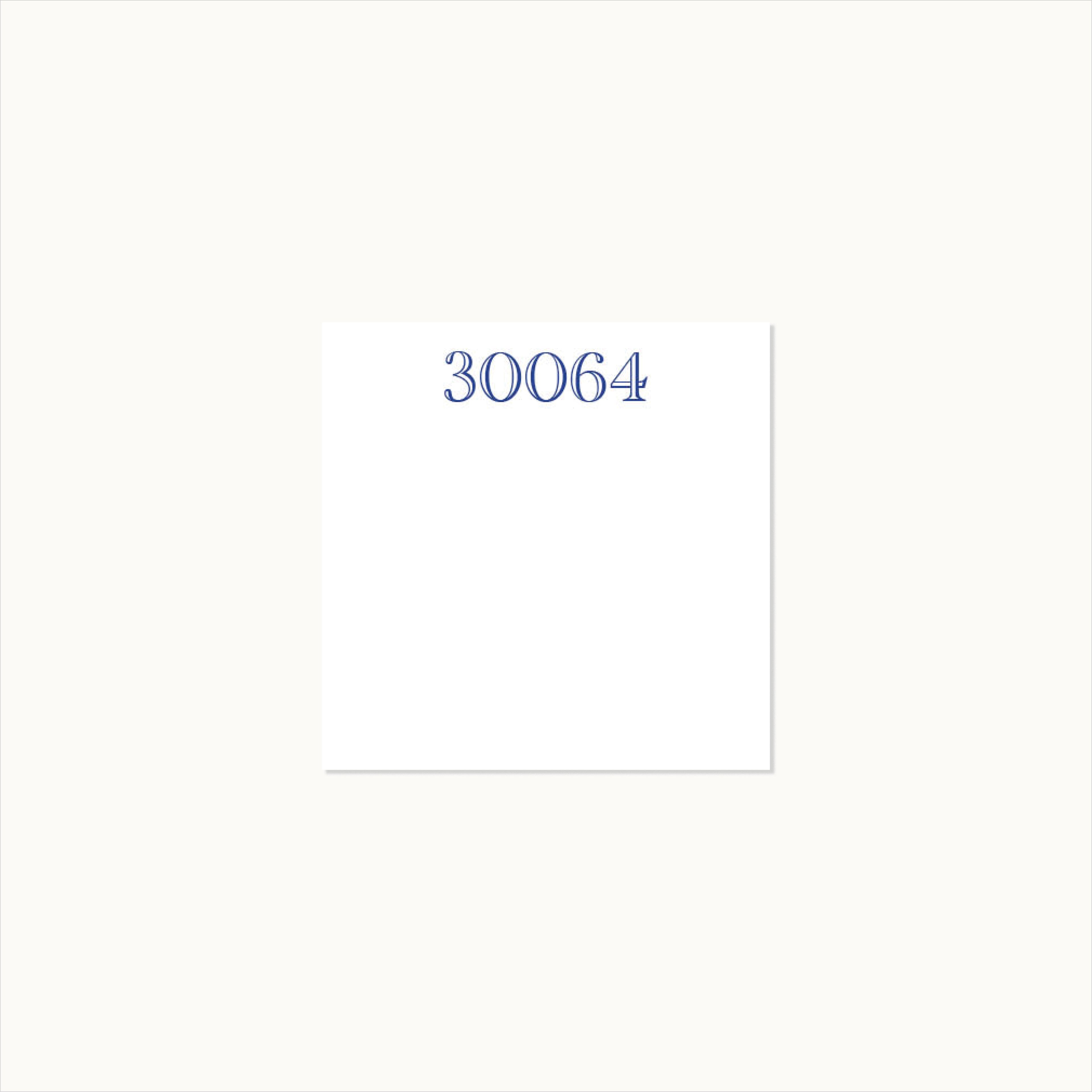 Zip Code Notepad