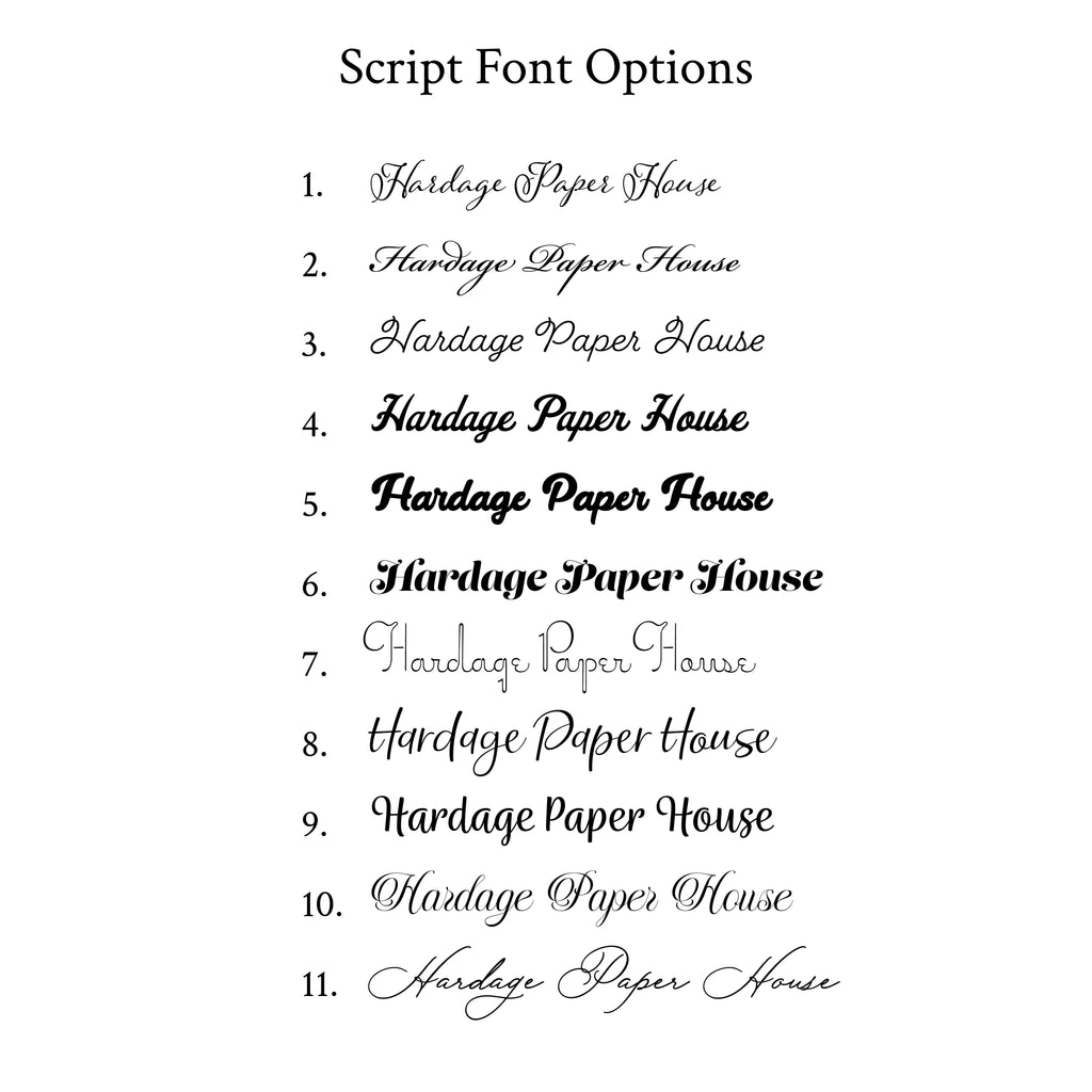 Framed Monogram Stationery