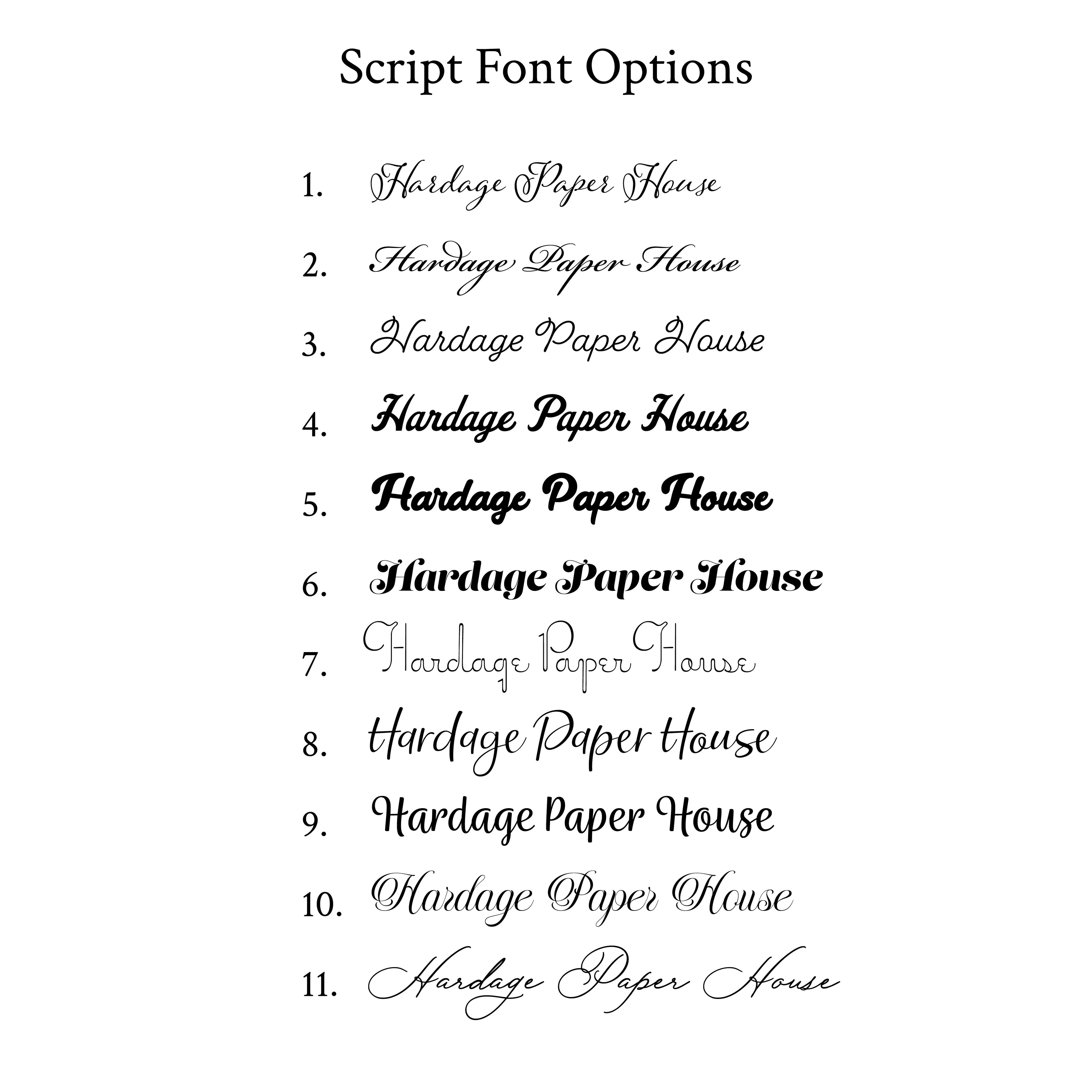 Framed Monogram Stationery